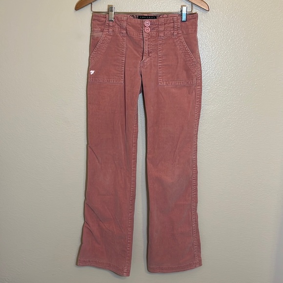 Sanctuary Pants - Sanctuary Pink Corduroy Boot Cut Pant